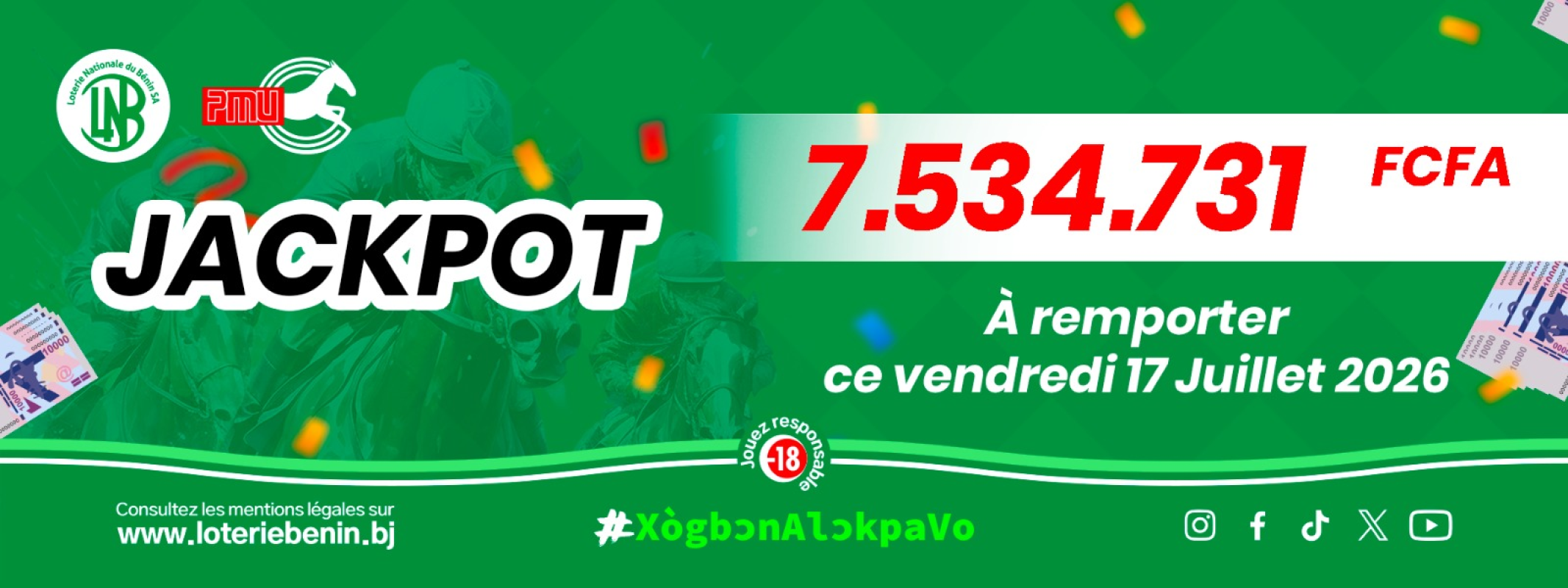 Jackpot du 17 juillet 2026