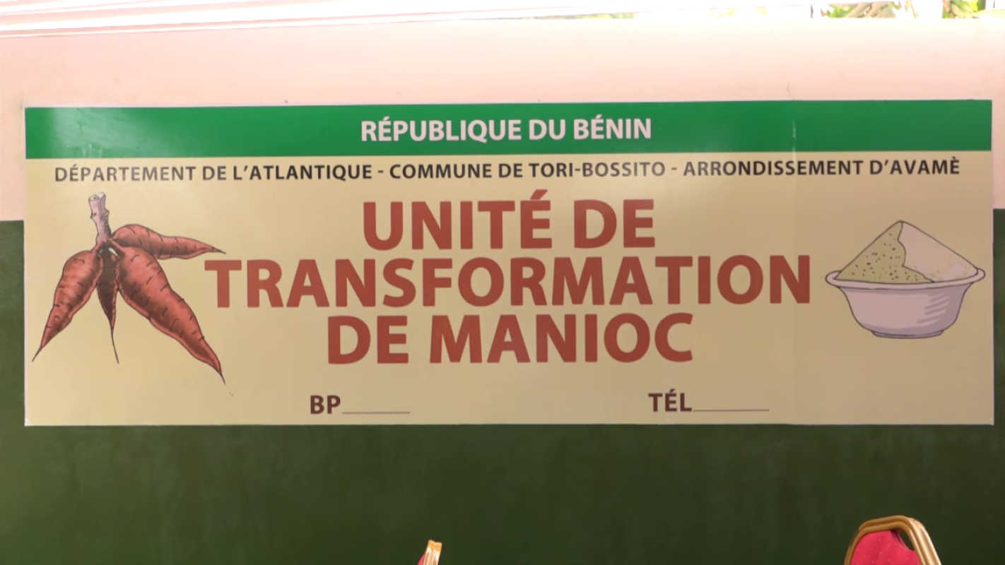 Unité de transformation du manioc à Avamè
