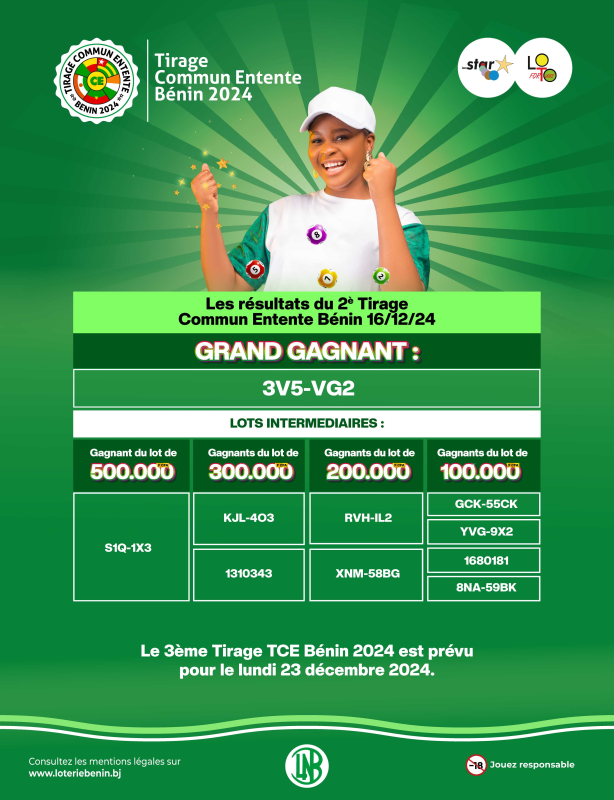 TIRAGE COMMUN ENTENTE 2024